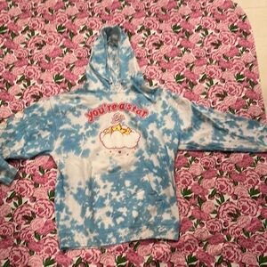 Sami Ryan Blue Tie-Dye Hoodie and matching sweatpants